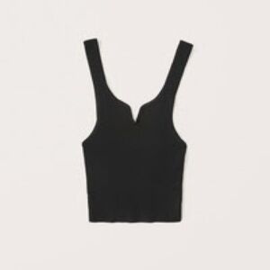 Abercrombie Black Ribbed Tank